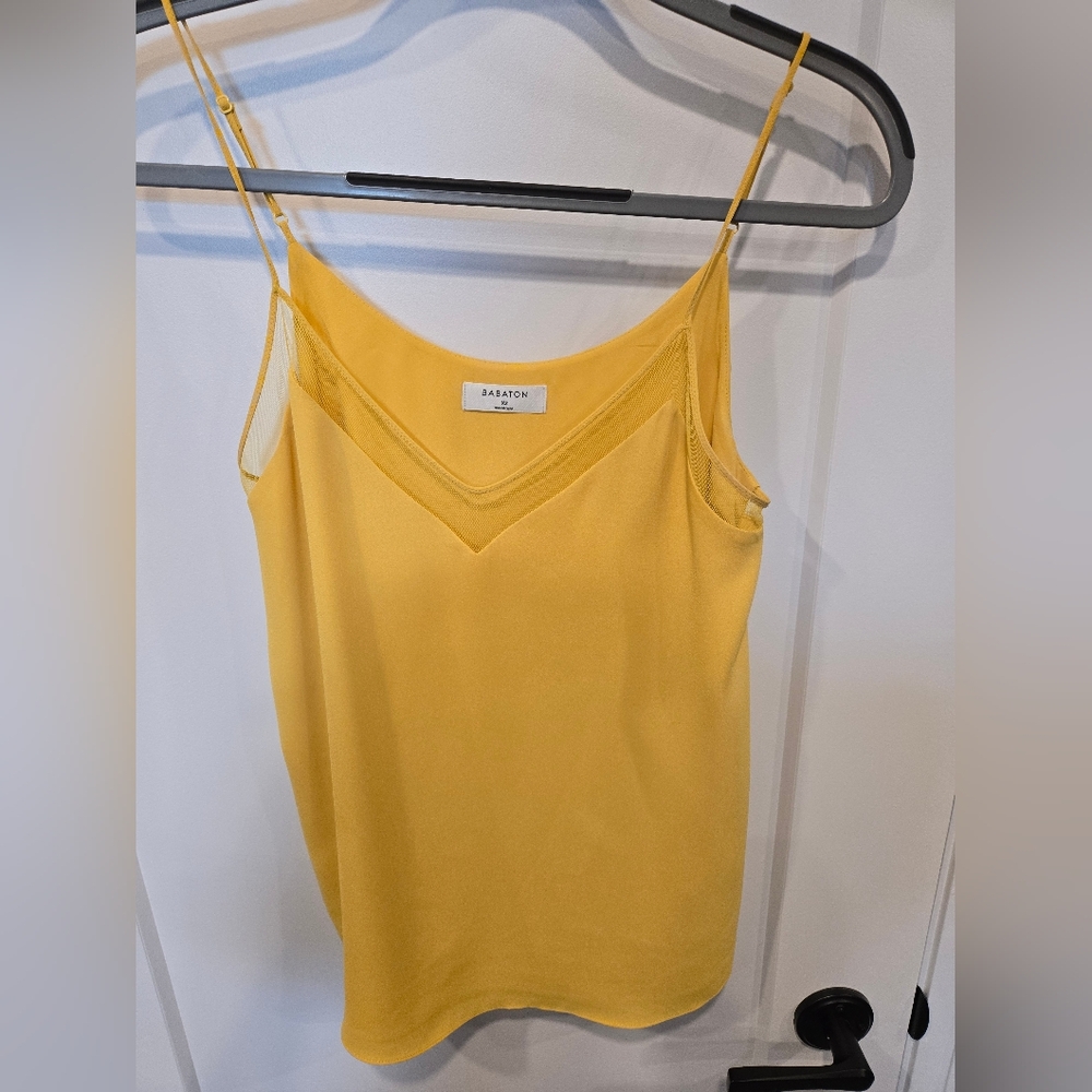 Everly Aritzia blouse - mustard yellow